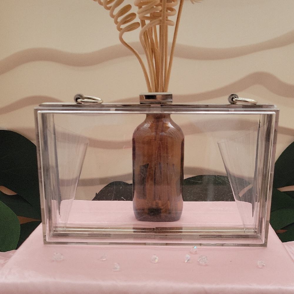 Clear Acrylic Box Clutch